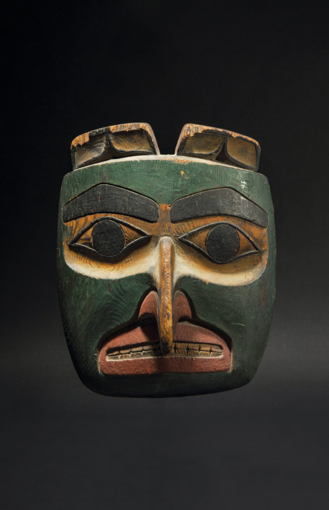 Shamanic mask Tsimshian or Haisla | Galerie Flak